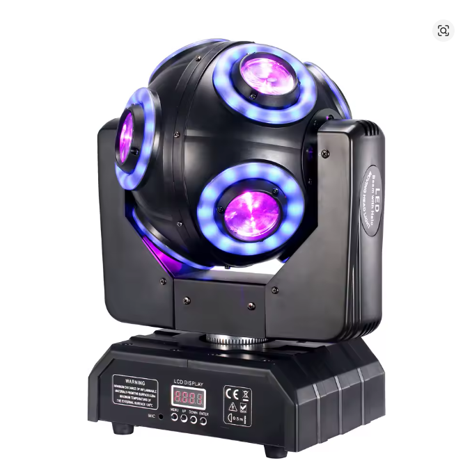150W Moving Ball Beam Bühnenlicht 4-in-1 – 360° RGBW LED + DMX512