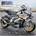 Motorrad Klemmbausteine 1:5 Bausteine 2045 Teile Selbstmontage
