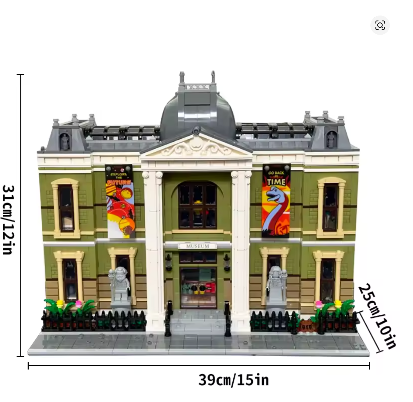 Naturgeschichte Museum Klemmbausteine Bausteine 4014 Teile Selbstmontage