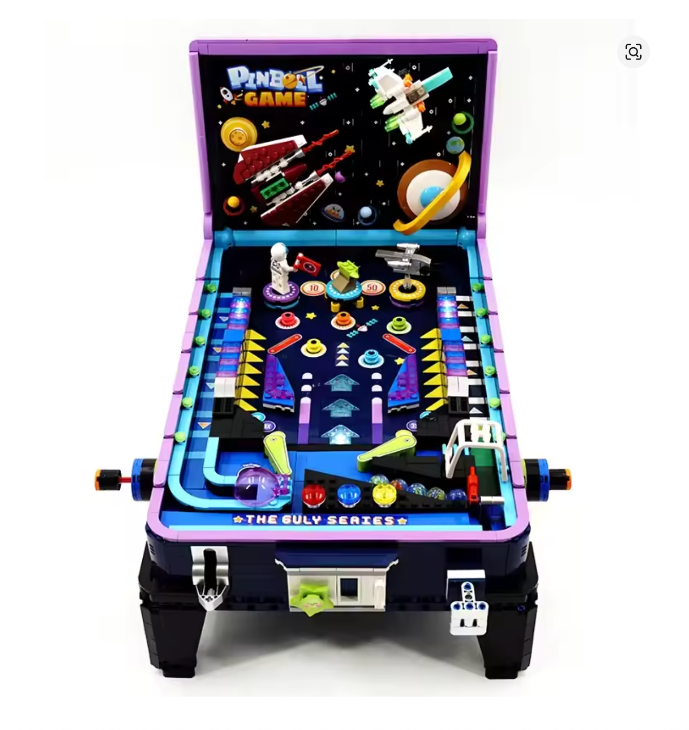 Spielmaschine Flipper Tisch Klemmbausteine Bausteine 2309 Teile Selbstmontage