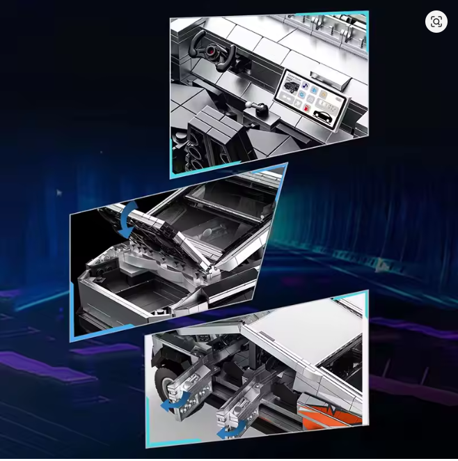 Tesla Cyber Truck Bausteine 1067 Teile Selbstmontage