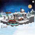 Weihnachtsdorf Zug Klemmbausteine Bausteine 4232 Teile Selbstmontage