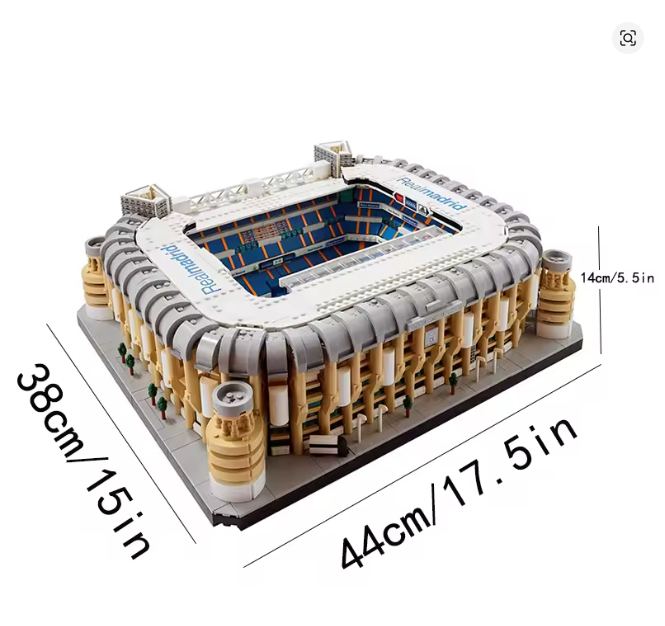 Bernabeu Stadion Klemmbausteine Bausteine 5876Teile Selbstmontage