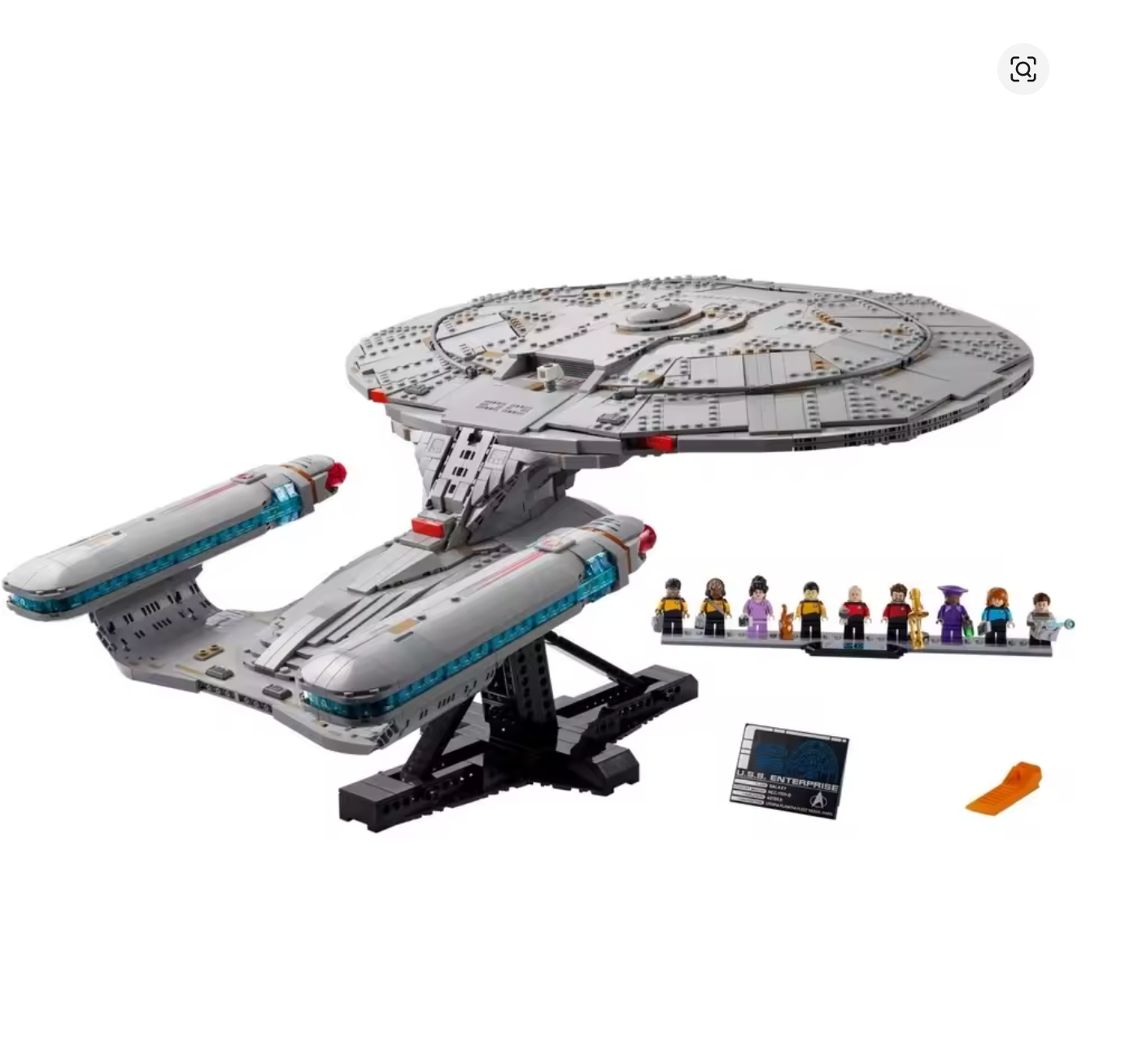 Star Trek U.S.S.S Enterprise NCC-1701-D Klemmbausteine 3600 Teile Selbstmontage