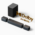 5.1 Soundbar mit Dolby Atmos 450W  3D Surround Sound System Schwarz