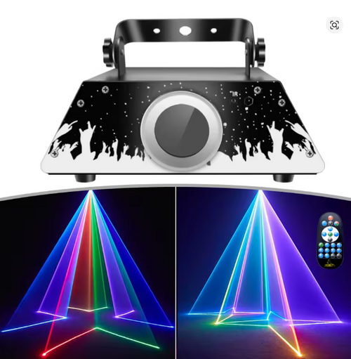3D RGB Laser Projektor – Fernbedienung · Bühne · Atmosphäre