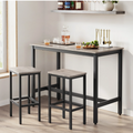 Stehtisch mit 2 Barhockern Bartisch-Set NEU