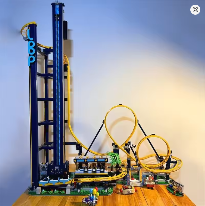 Loop Achterbahn Klemmbausteine Bausteine 3756 Teile Selbstmontage