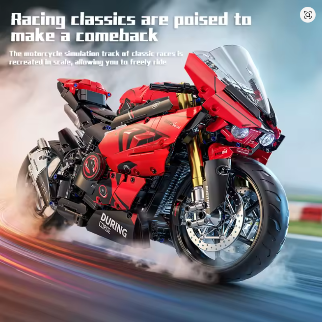 Motorrad Klemmbausteine Bausteine 2024 Teile Selbstmontage