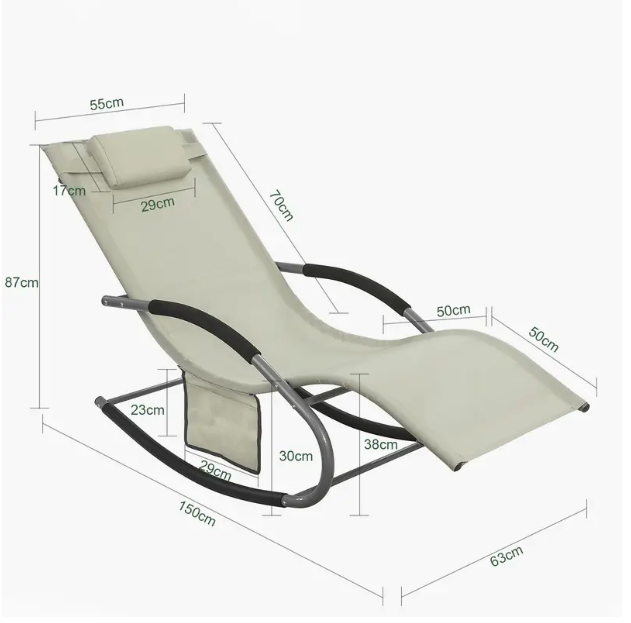 2-teiliges Sonnenliegen-Set NEU