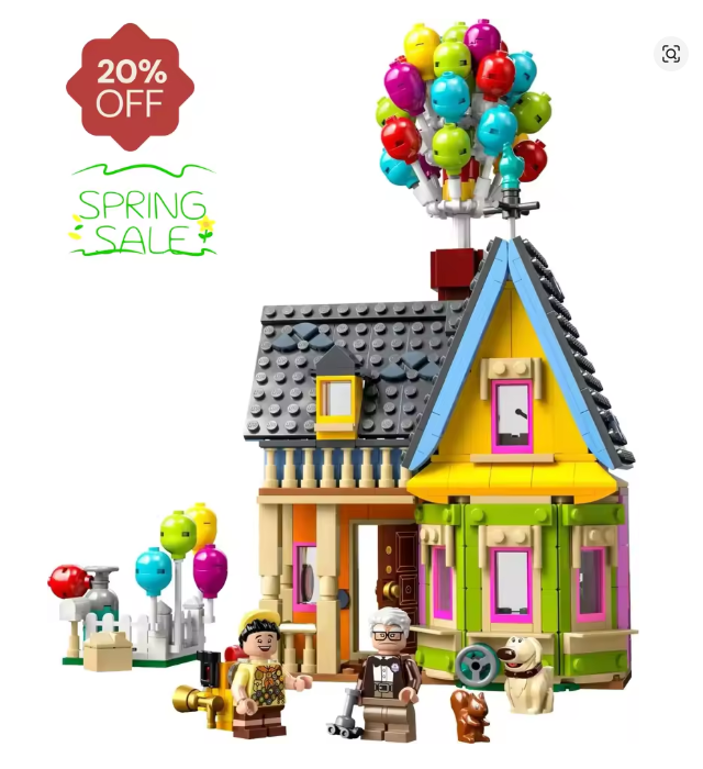 Flying House  Klemmbausteine Bausteine 598 Teile Selbstmontage