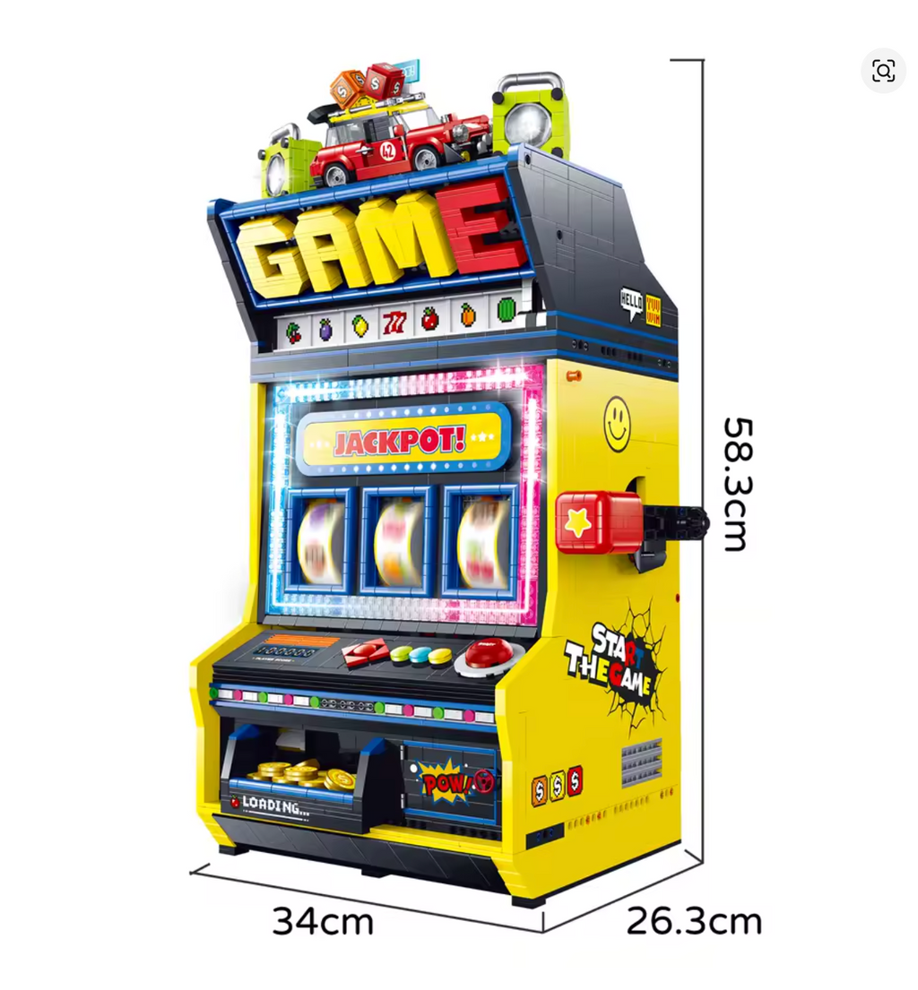 Obst Arcade Retro Spielkonsole Klemmbausteine Bausteine 3571 Teile Selbstmontage