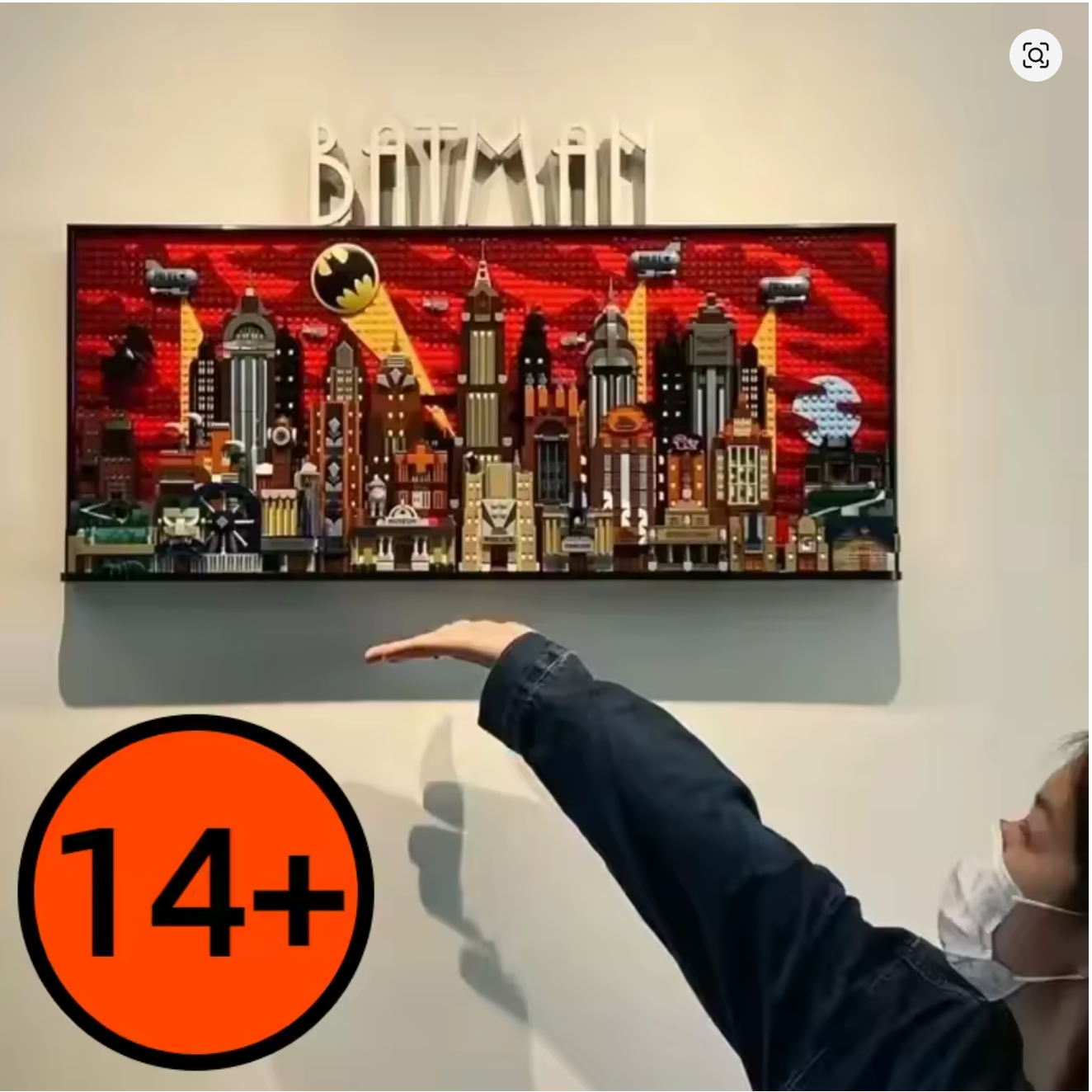 Bat City Building Skyline Klemmbausteine Bausteine 4210 Teile Selbstmontage