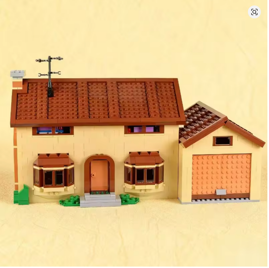 The Simpsons House Klemmbausteine Bausteine 2580 Teile Selbstmontage