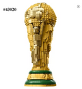 Weltfußball-Trophäe WM Pokal  Bausteine 2842 Teile Selbstmontage