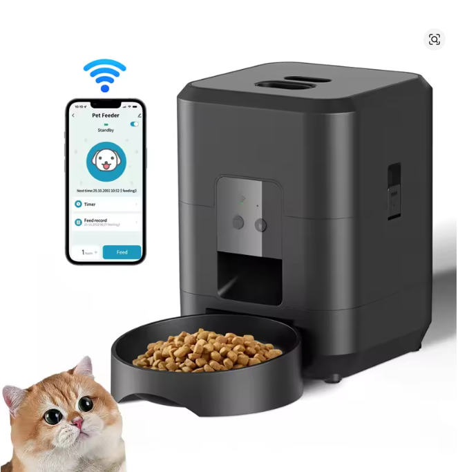 Smart Futterautomat für Haustiere mit Timer und Portionskontrolle