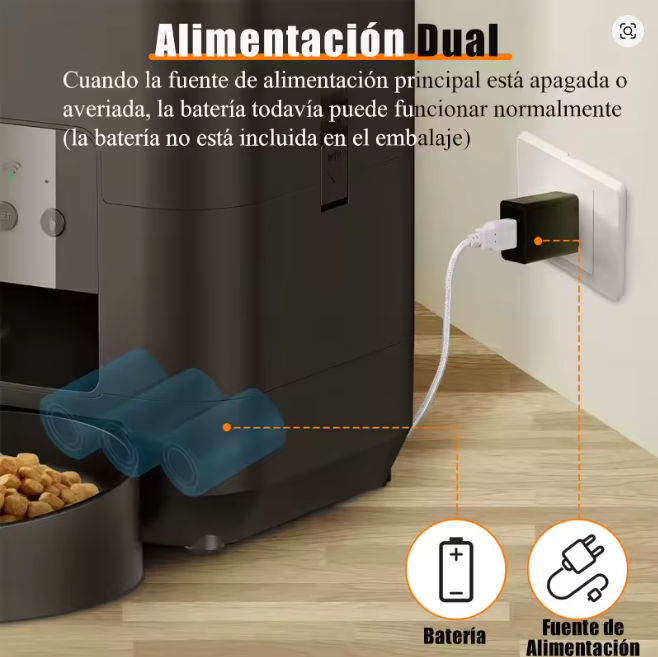 Smart Futterautomat für Haustiere mit Timer und Portionskontrolle