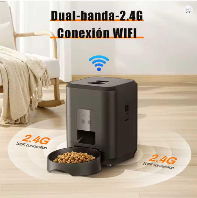 Smart Futterautomat für Haustiere mit Timer und Portionskontrolle