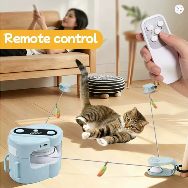 Automatisches Jagdspielzeug für Katzen mit Speed-Einstellung
