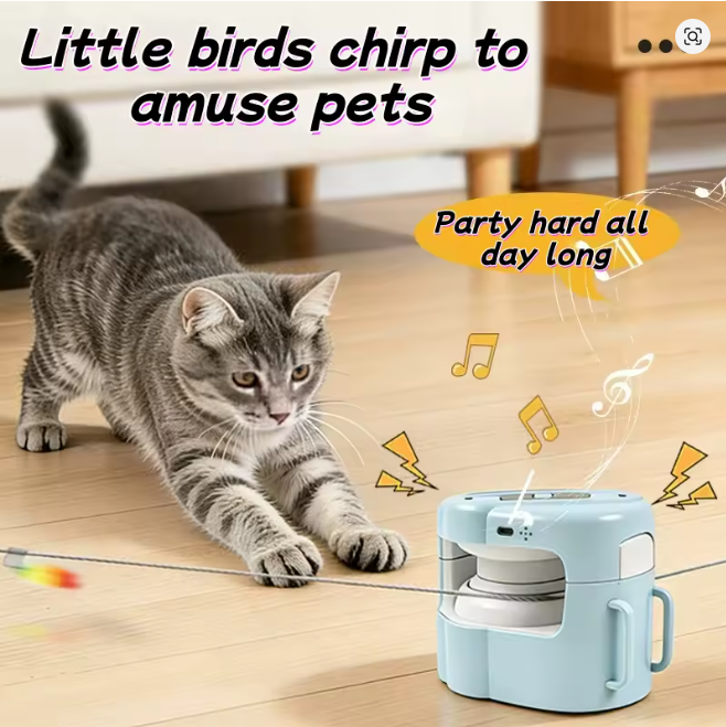 Automatisches Jagdspielzeug für Katzen mit Speed-Einstellung
